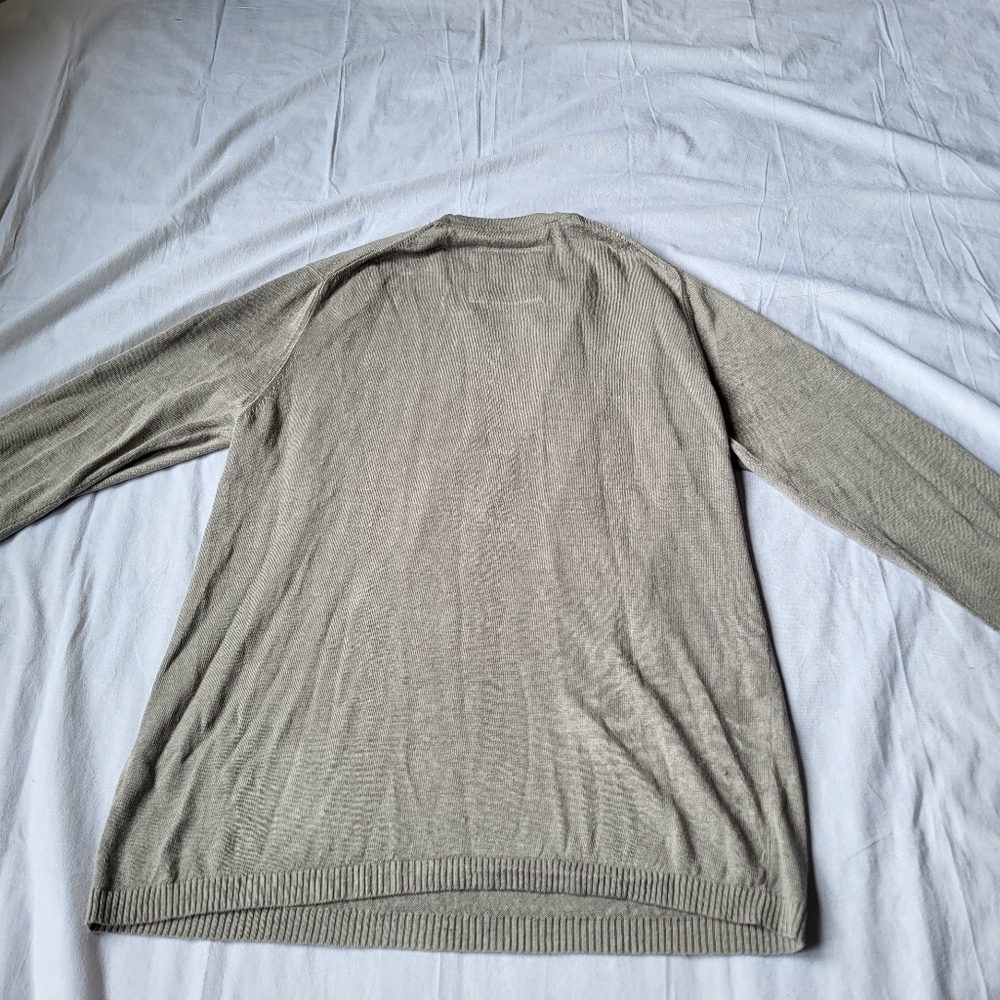 Limited Edition Esales Paris 100% Linen V Neck  Sweater Size 2XL #344 Out Of 375 - Picture 2 of 11